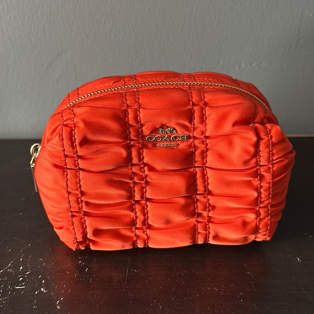 Coach makeup bag